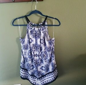 INC sleeveless top
